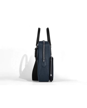 Borsa Portadocumenti Media Montblanc Sartorial Tweed Blue