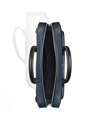 Montblanc Sartorial Tweed Blue Medium Document Bag