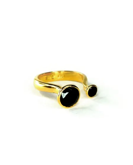 Emi And Eve Onyx Unity Ring