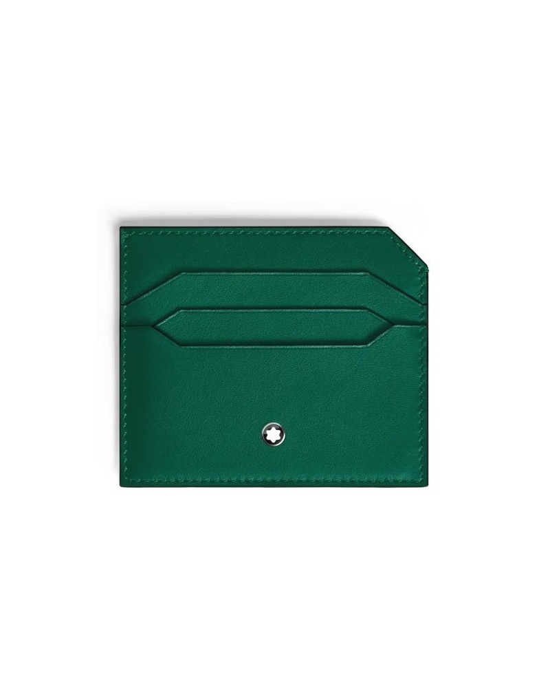 Montblanc Meisterstück Card Holder in Malachite Green Leather with 6 Compartments