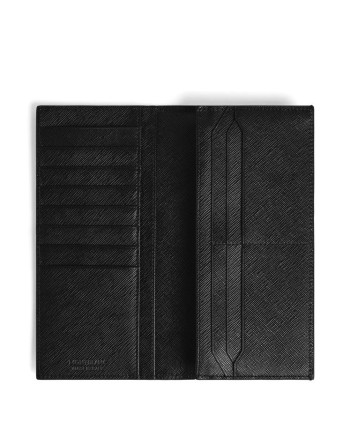 Portafoglio Lungo Montblanc Sartorial 14 scomparti in Pelle Nera