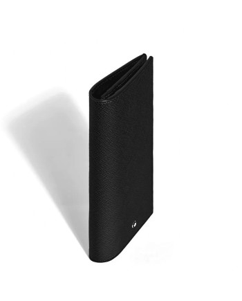 Montblanc Sartorial Long Wallet 14 cc in Black Leather