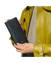 Montblanc Sartorial Long Wallet 14 cc in Black Leather