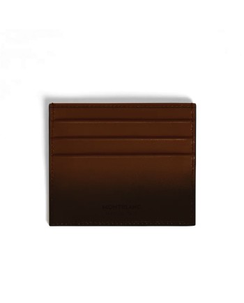 Montblanc Meisterstück 6-Cut Leather Card Holder in Shaded Brown