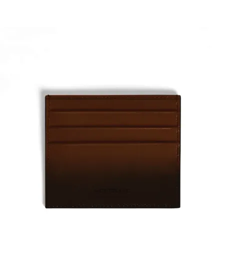 Porte-cartes Montblanc Meisterstück 6 compartiments en cuir marron ombré