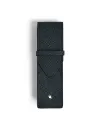 Astuccio per 2 Strumenti da Scrittura Montblanc Sartorial in Pelle Tweed Blue