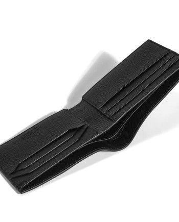 Montblanc Sartorial 6cc Wallet in Blue Tweed Leather