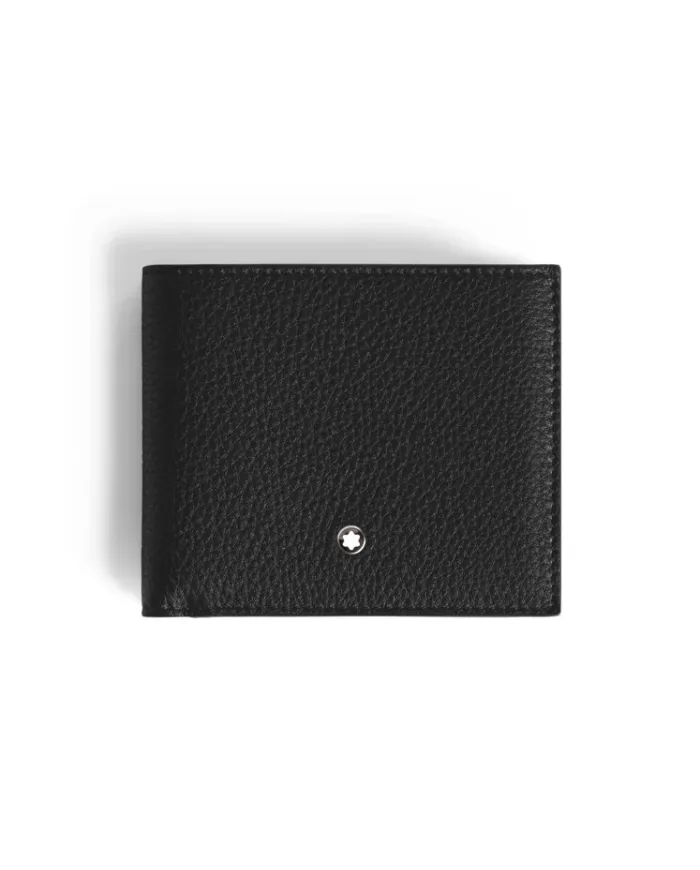 Montblanc Grain 8-Cell Wallet in Black Leather