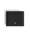 Montblanc Grain 8-Cell Wallet in Black Leather