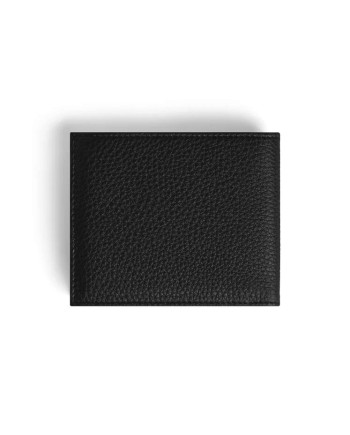 Portafoglio Montblanc Grain a 8 Scomparti in Pelle Nera