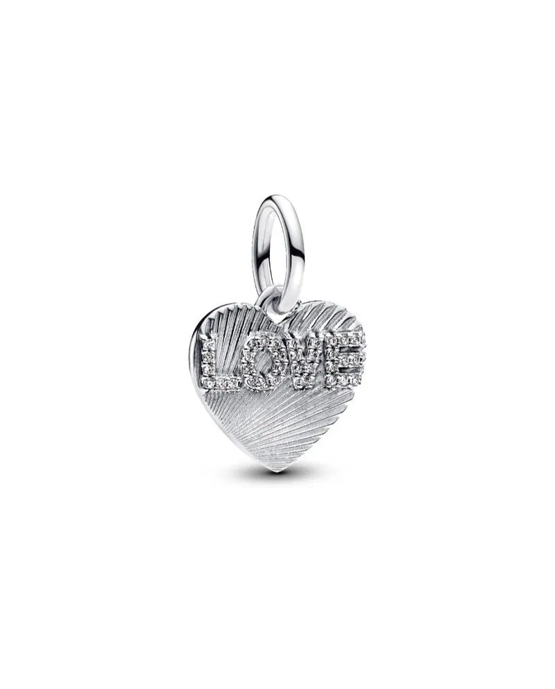Charm pendentif Pandora en forme de cœur «&nbsp;Love&nbsp;»