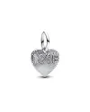 Charm pendentif Pandora en forme de cœur «&nbsp;Love&nbsp;»