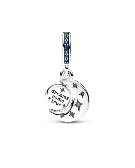 Charm pendentif Pandora Lune rotative