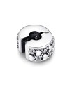 Charm clip Pandora Cœurs et pierres