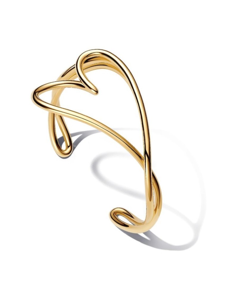 Pandora Open Bracelet Heart Sinuous Line