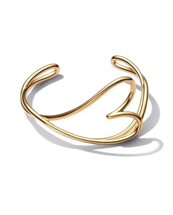 Bracelet Pandora ouvert en forme de cœur avec ligne sinueuse