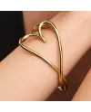 Pandora Open Bracelet Heart Sinuous Line