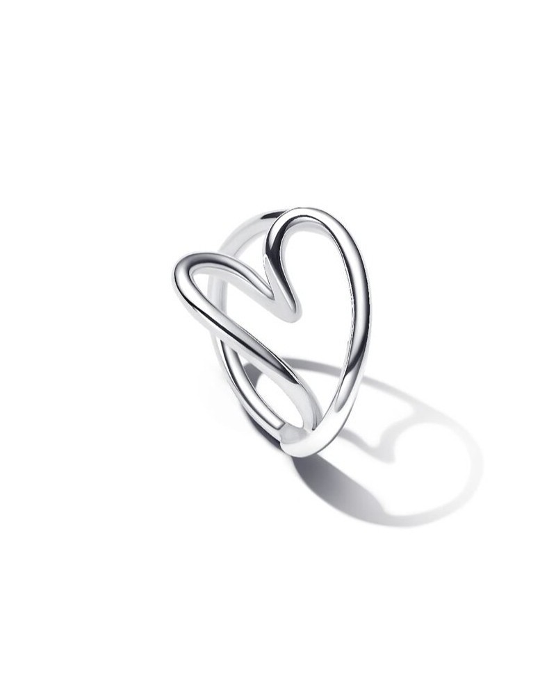 Pandora Sinuous Line Heart Ring