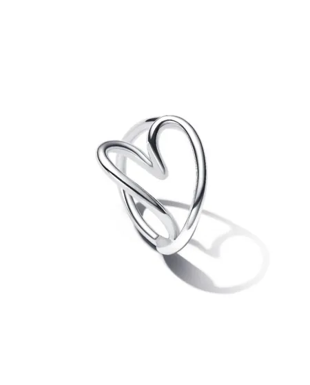 Bague Pandora Sinuous Line Heart