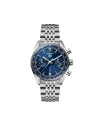 Cronografo Automatico Tag Heuer Carrera Glassbox Blu con Cinturino in Acciaio