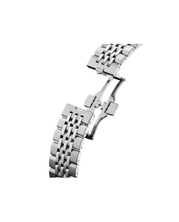 Montre chronographe automatique Tag Heuer Carrera Glassbox bleue avec bracelet en acier