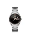 Orologio Tag Heuer Carrera Day-Date con Quadrante Nero e Cinturino in Acciaio 41 mm