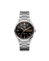 Tag Heuer Carrera Day-Date Watch with Black Dial and Steel Strap 41mm