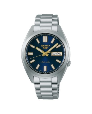 Seiko 5 Sports Watch Blue Dial Steel Strap