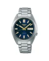 Montre de sport Seiko 5 avec cadran bleu et bracelet en acier