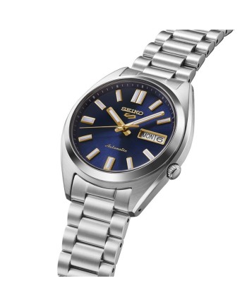 Seiko 5 Sports Watch Blue Dial Steel Strap