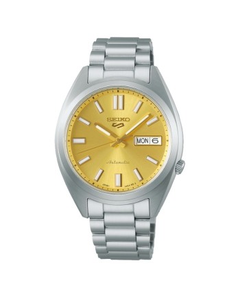 Orologio Seiko 5 Sports Quadrante Giallo Cinturino in Acciaio