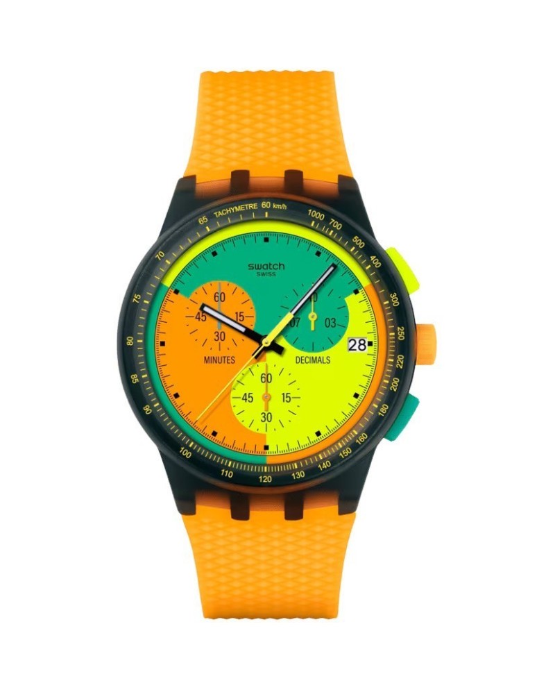 Orologio Cronografo Neon Signal Flag