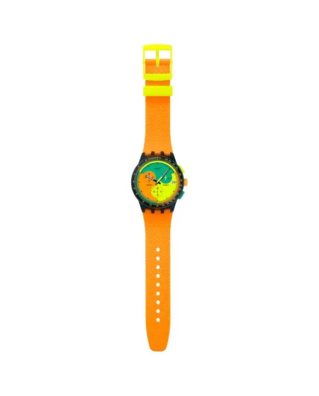 Orologio Cronografo Swatch Neon Signal Flag