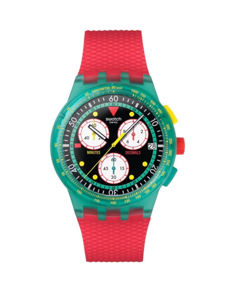 Neon Emerald Chronograph Watch