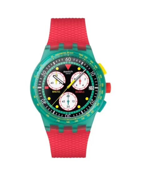 Orologio Cronografo Swatch Neon Emerald Chrono