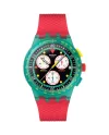 Neon Emerald Chronograph Watch