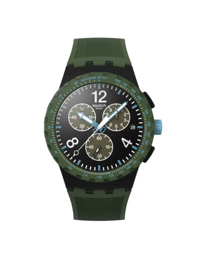 Orologio Cronografo Swatch Olive Rush