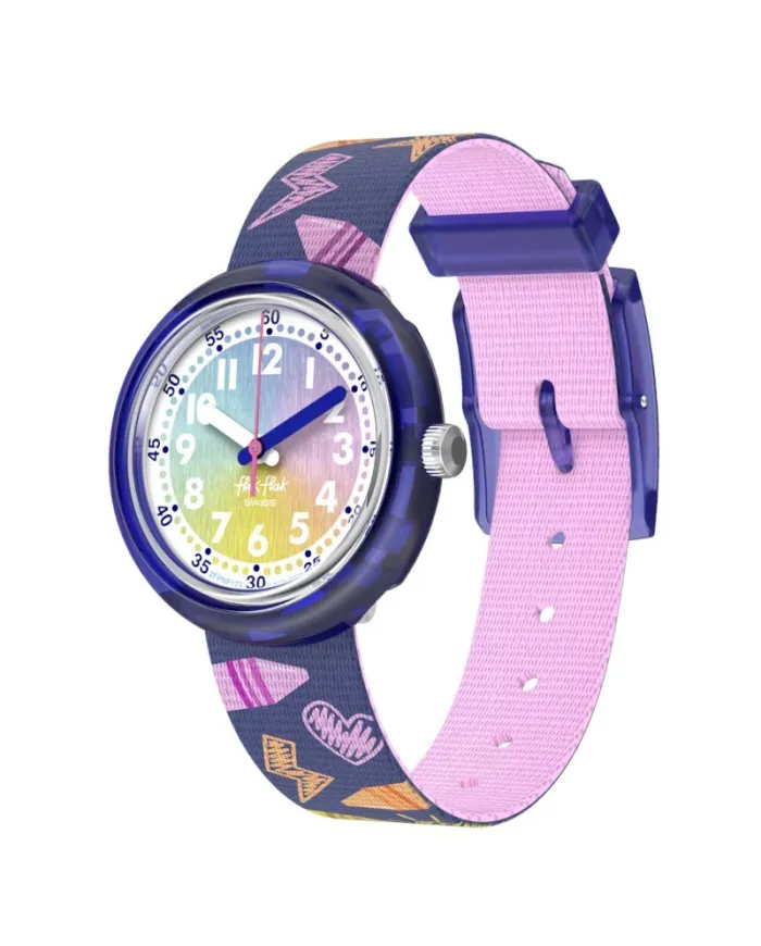 Montre Swatch Flik Flak Rainbow Crayons