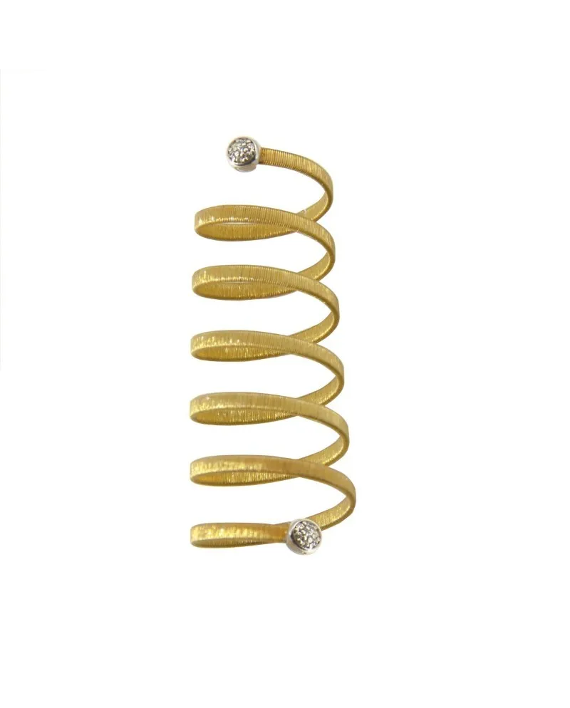 MagicWire Aura Ring in Yellow Gold and Diamond Pavé