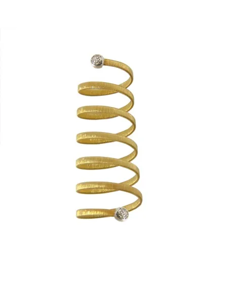 Bague MagicWire Aura en or jaune et pavé de diamants