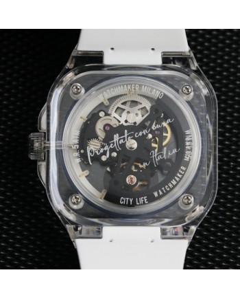 Montre Watchmaker Milano City Life Blanc Argent