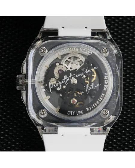 Orologio Watchmaker Milano City Life Bianco Silver