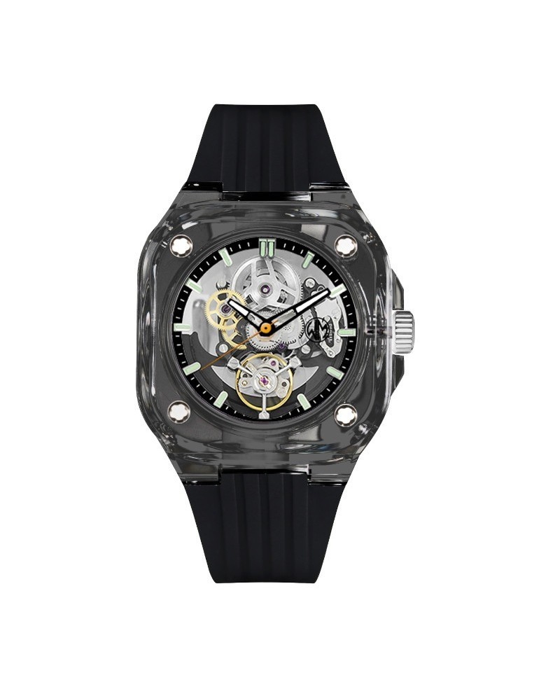 Watchmaker Milano Montenapo Black Silver Watch