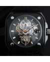Watchmaker Milano Montenapo Black Silver Watch