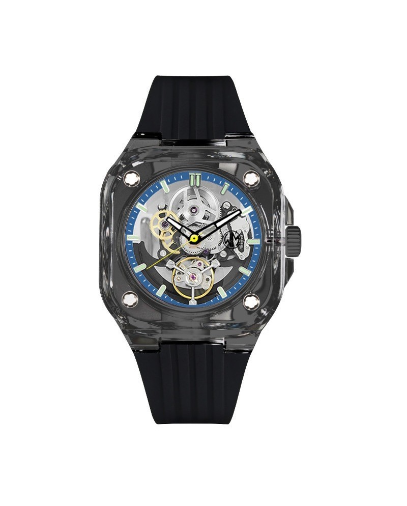Watchmaker Milano Montenapo Black Silver Watch