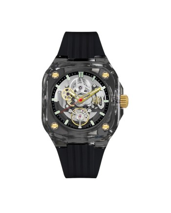 Watchmaker Milano Montenapo Black Gold Watch