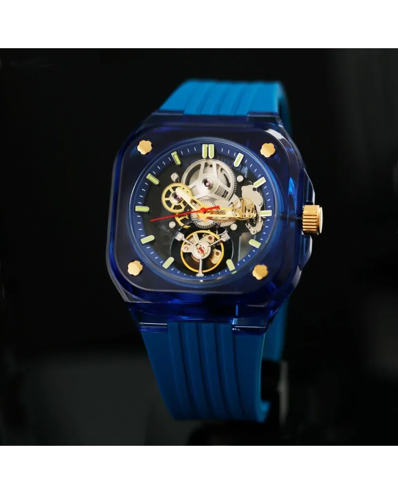 Watchmaker Milano Montenapo Blu Gold Watch