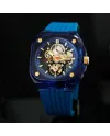 Watchmaker Milano Montenapo Blu Gold Watch