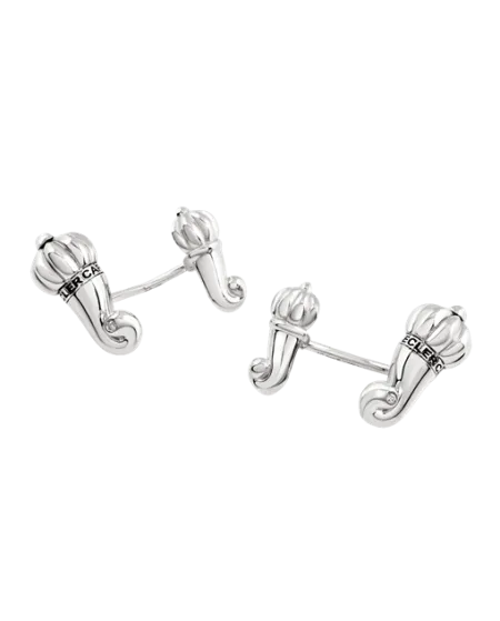 Gemelli Chantecler Et Voilà Corni in Argento con Diamanti