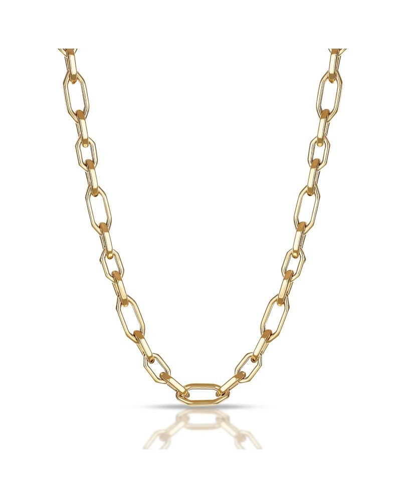 Dana Hexa Mix Men's Necklace in Yellow Gold